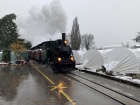 Der Nordpol-Express fährt hinauf in Richtung Weihnachtsdorf [9. Dezember 2022]