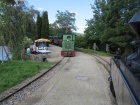 Die Azalea trifft mit der Hochzeitsgesellschaft im Bahnhof Baumschulsee ein [31. August 2014]