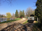 Im Bahnhof Baumschulsee wartet die Wagen auf den Saisonbeginn [2. April 2020]