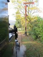 Das revisionsbedürftige Ausfahrsignal vom Bahnhof Baumschulsee [4. Oktober 2014]