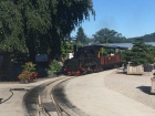 Die Taxus fährt mit ihrem Zug in den Hauptbahnhof ein [17. Juli 2016]