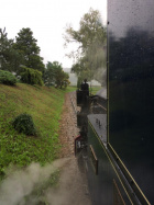 Durch den Regen geht die Fahrt die Steigung hinauf [30. August 2020]