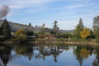 Die Molly umrundet mit ihrem Zug den Baumschulsee [19. Oktober 2013]