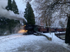 Zwischenhalt im verschneiten Bahnhof Baumschulsee [10. Dezember 2021]