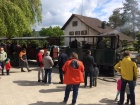 Die Fahrten mit dem Dampftram finden guten Anklang [5. Mai 2019]