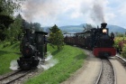 Treffen der beiden Züge am Ende der Steigung [25. Mai 2013]