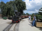 Der Dampfzug wartet im Hauptbahnhof auf die Abfahrt [13. Juli 2014]