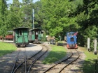 Der geschlossene Wagen B 261 wurde für die Fahrt in die Remise bereitgestellt [2. August 2014]