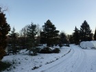 Die Gleise liegen zum Teil unter Schnee versteckt [21. Januar 2016]