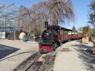 Die Pinus wartet im Hauptbahnhof auf die nächsten Fahrgäste [25. April 2021]