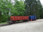 Waldeisenbahn-Flair bei der Baumschulbahn [1. Mai 2018]