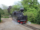 Nach dem Abstellen der Wagen am Baumschulsee fährt die Taxus zurück ins Depot [24. Juli 2021]