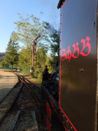 Ausfahrt aus dem Bahnhof Baumschulsee [10. Oktober 2021]